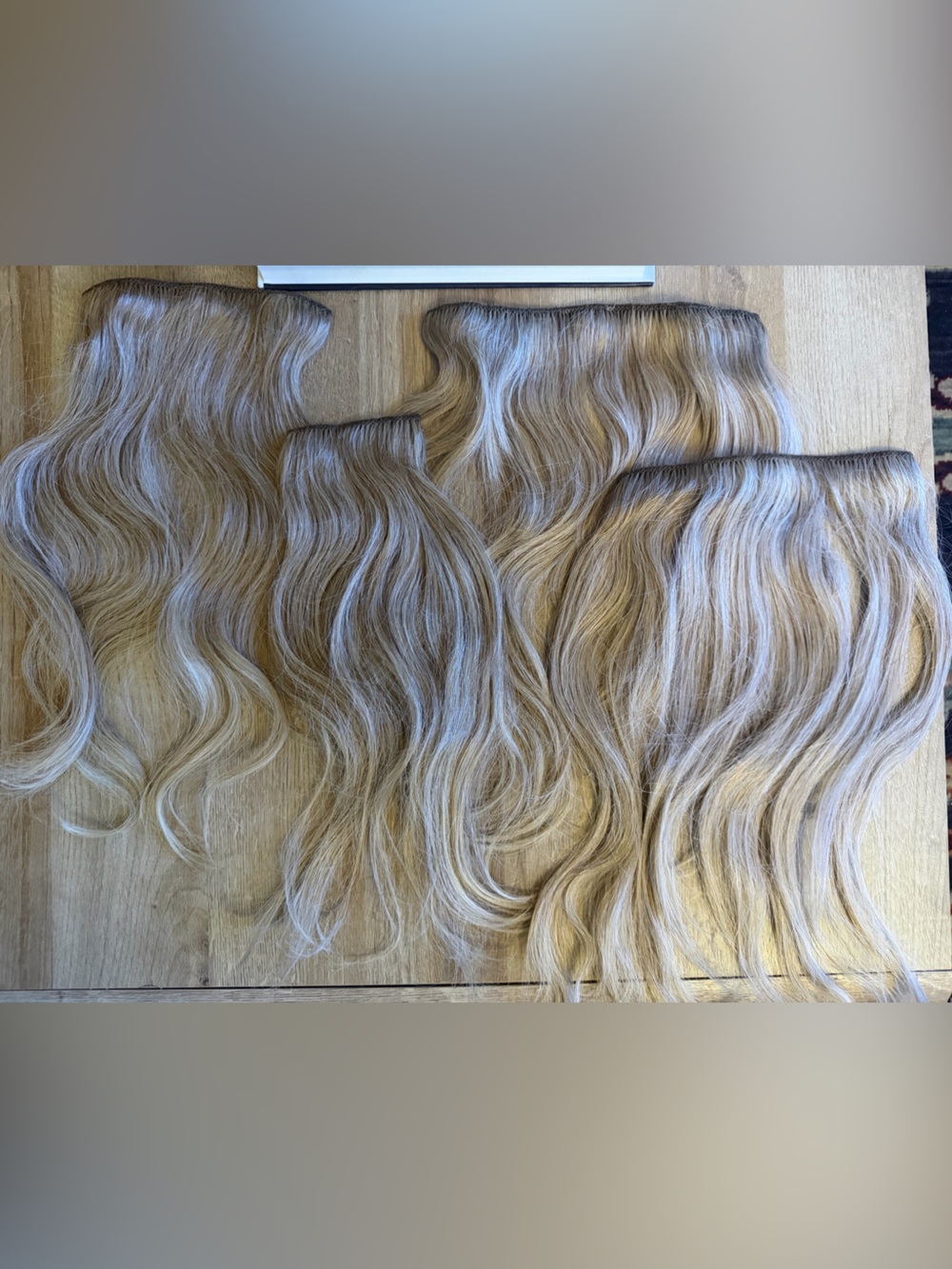 Amazing quality human hair clip-in extensions